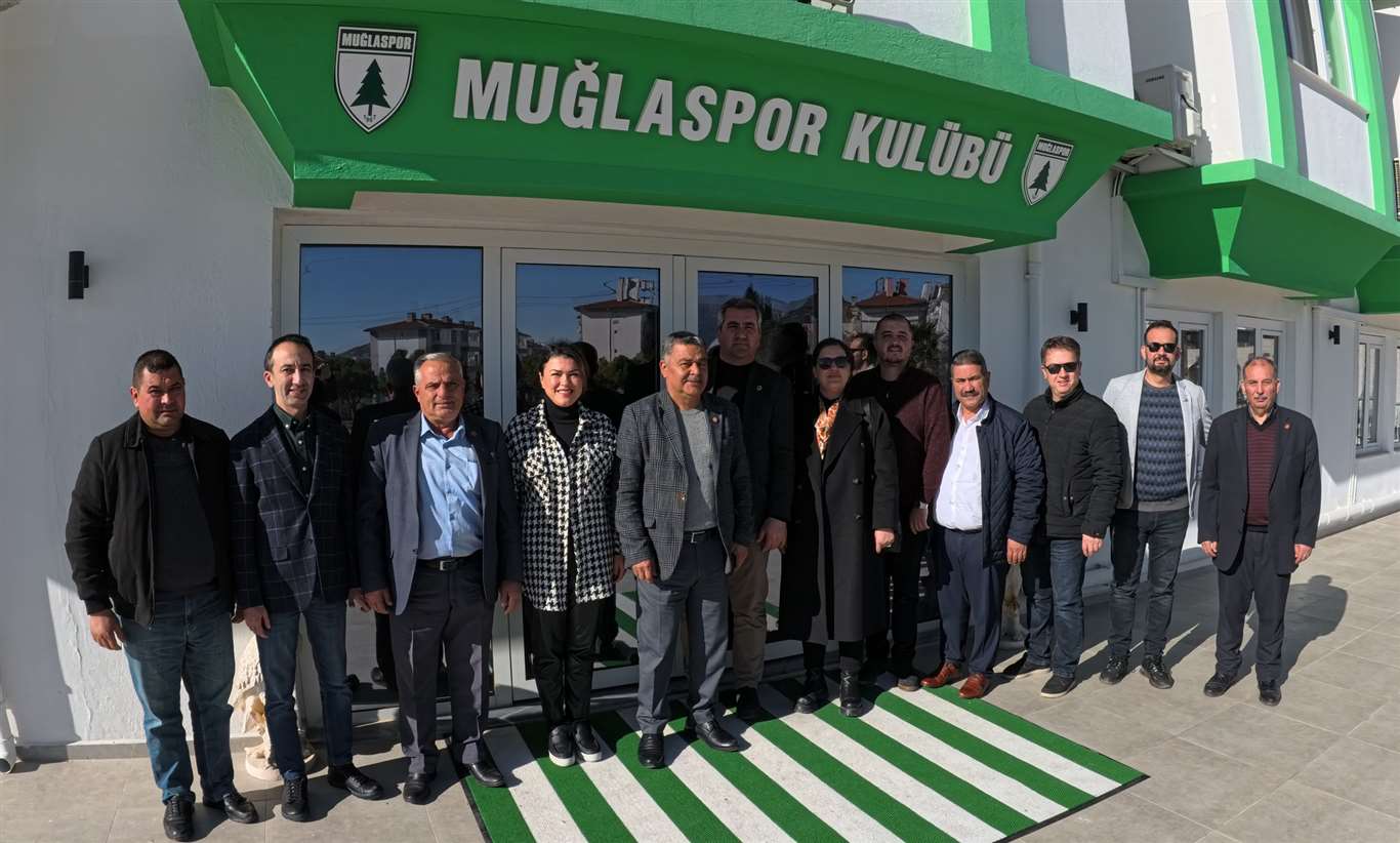   Muğla Muhtarlar Federasyonu'ndan Muğlaspor'a ziyaret haberi