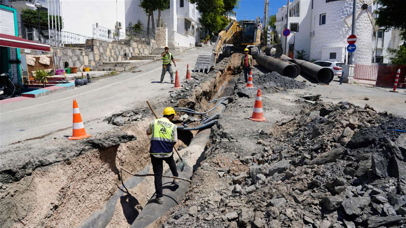 MUSKİ, Gümbet esnafının korkularına 10 günde son verdi haberi
