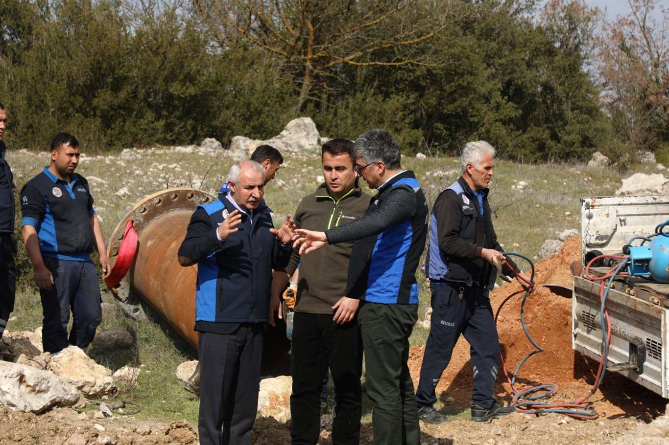 MUSKİ Genel Müdürü Şengül, Milas ve Bodrum için sahada haberi