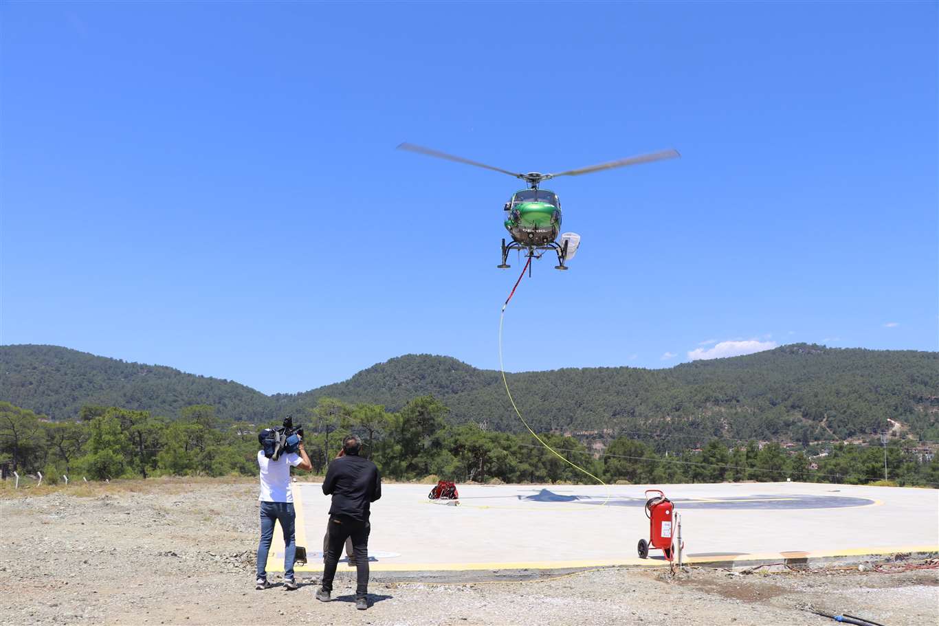 Orman yangınlarına hafif sınıf helikopterlerle hızlı müdahale haberi