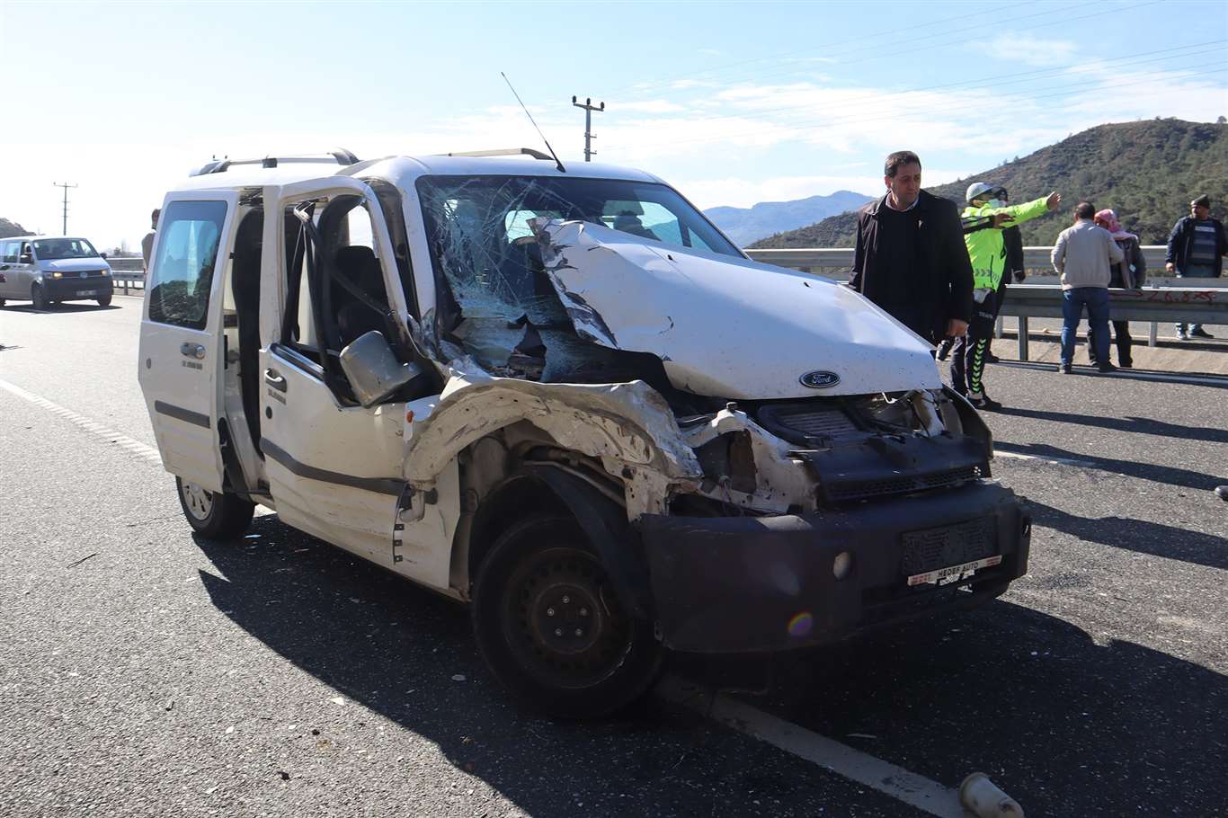 Ortaca'da trafik kazası 1 yaralı haberi