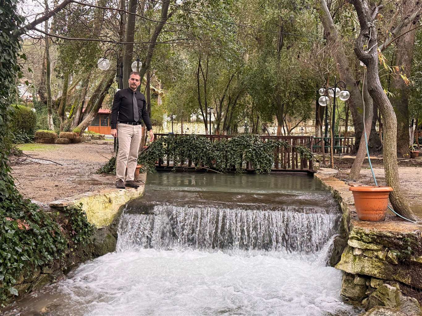    Pınarbaşı Mesire Alanı'nda doğal kaynak suyu yeniden akmaya başladı haberi