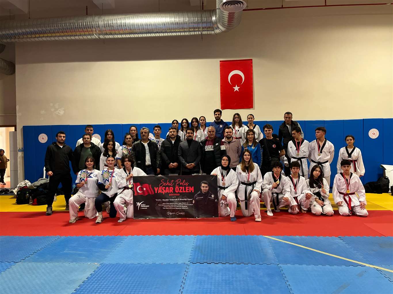  Şehit Polis Yaşar Özlem, Muğla'da düzenlenen Taekwondo Turnuvası İle anıldı haberi