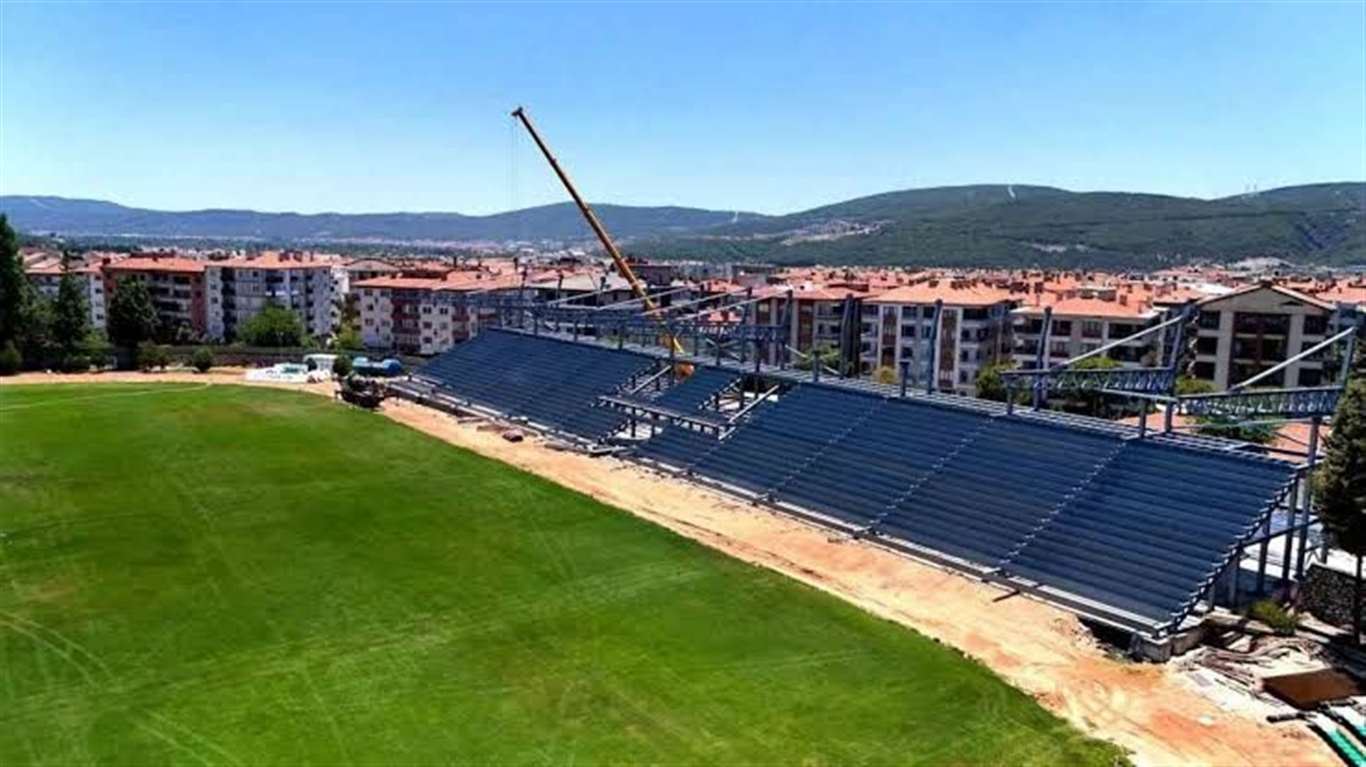 Muğla Atatürk Stadyumu inşaatında çalışmalar hızlandı haberi