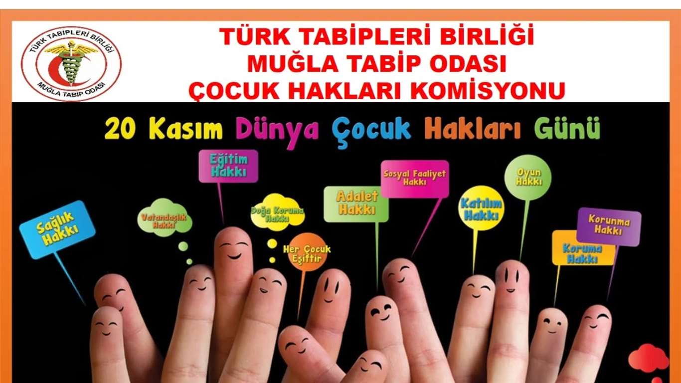 Muğla Tabip Odası'ndan 20 Kasım Dünya Çocuk Hakları Günü açıklaması haberi