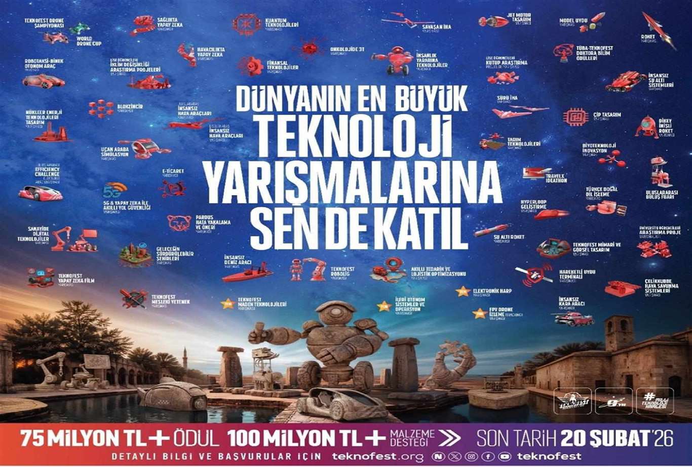  TEKNOFEST-2026 başvuruları başladı haberi
