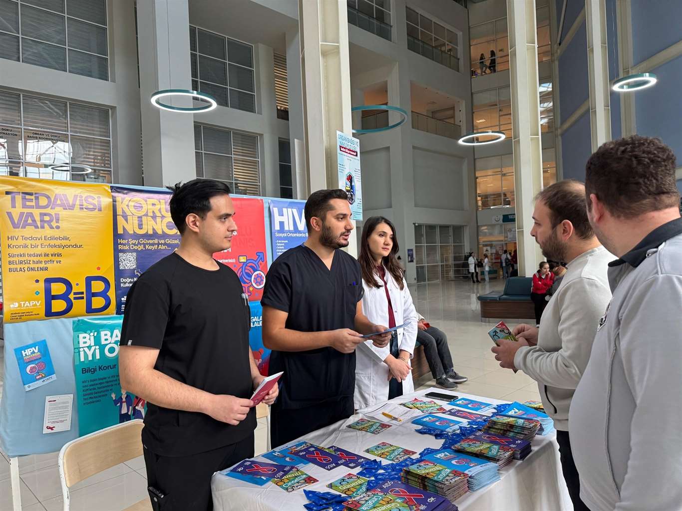    Muğla'daki hastanede vatandaşlar bilgilendirildi haberi