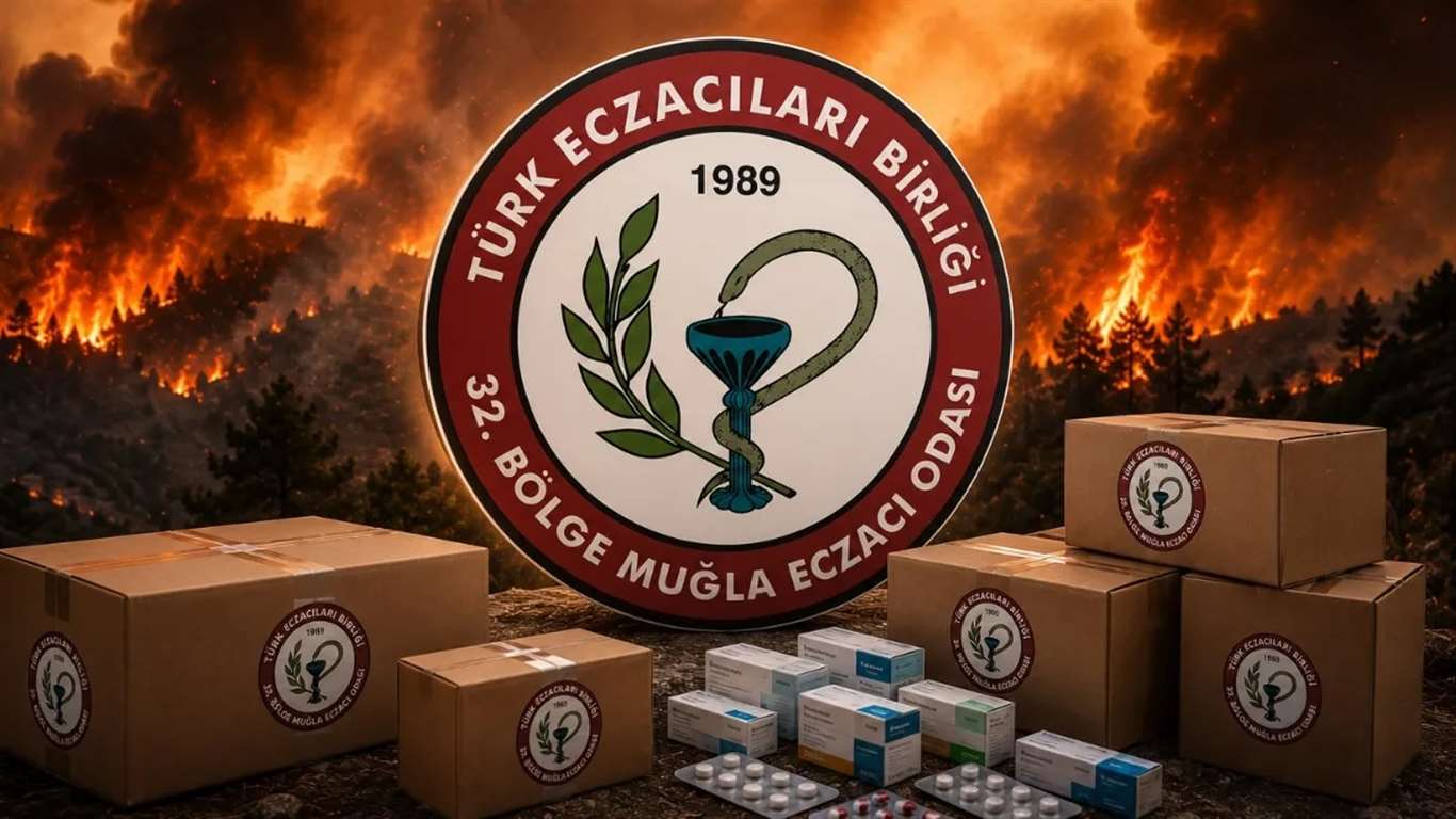    Muğla Eczacı Odası’ndan yangın bölgesine ilaç desteği haberi