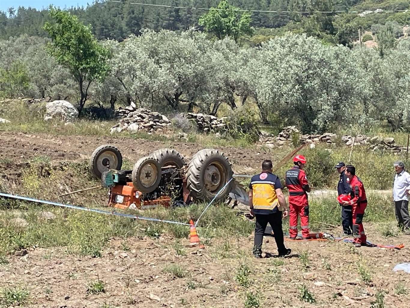    Yatağan'da traktör kazası: 1 ölü haberi