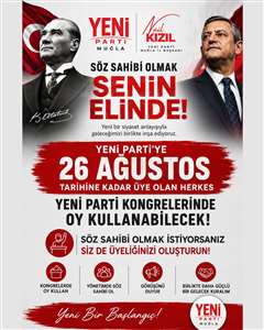 Yeni Parti’den üyelik çağrısı: “Şimdi söz sende” haberi