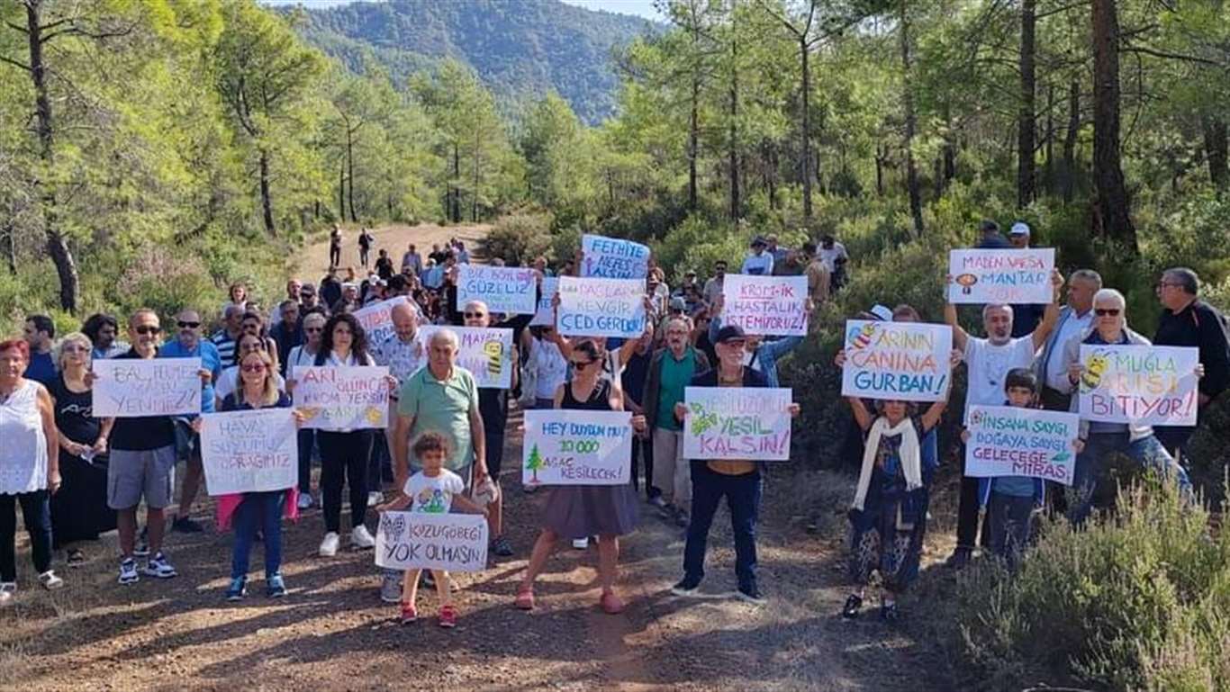 Yeşilüzümlü'de madene mahkeme engeli haberi